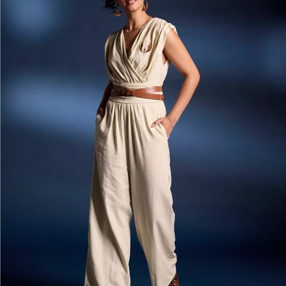 Elegant Cream Jumpsuit